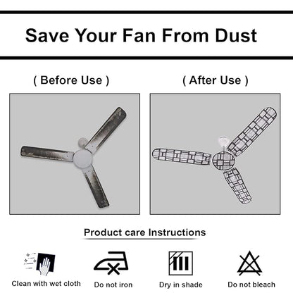 Dust Proof Three Blade Ceiling Fan Cover