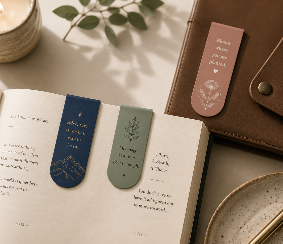 Magnetic Bookmark Set 📚✨