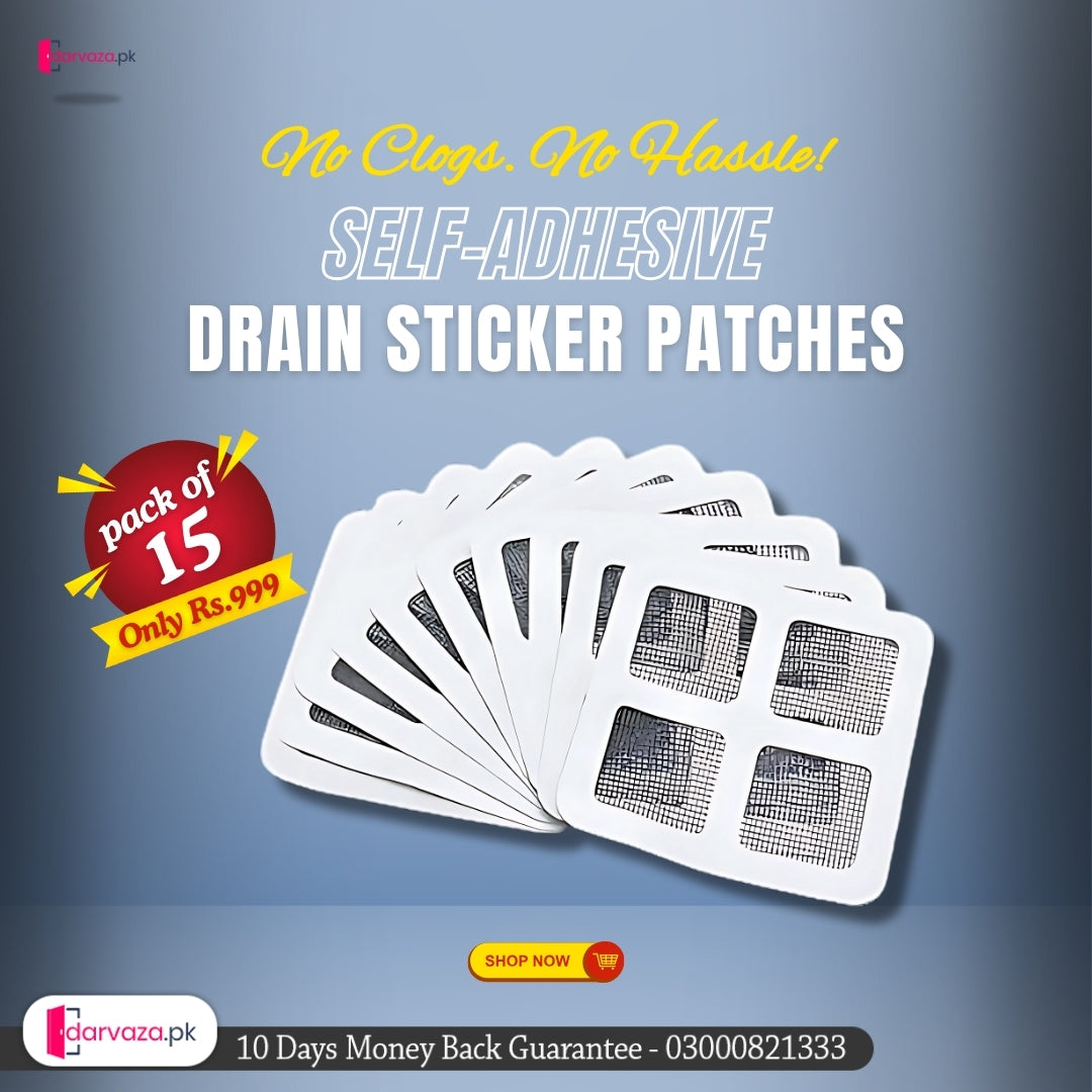 Self Adhesive Floor Drain Stickers – Pack of 20